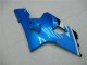 2004-2005 Suzuki GSXR 600/750 Motorcycle Fairings - White Blue Black UK