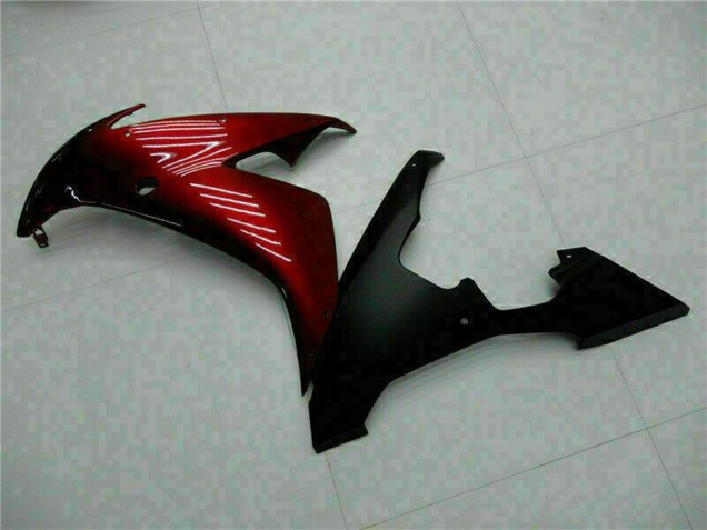 2004-2006 Yamaha YZF R1 Motorcycle Fairings - Maroon Red Matte Black UK