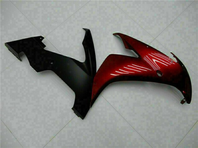 2004-2006 Yamaha YZF R1 Motorcycle Fairings - Maroon Red Matte Black UK