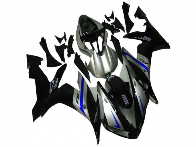 2004-2006 Yamaha YZF R1 Motorcycle Fairings - Silver Blue Black UK
