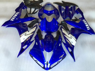 Best 2004-2006 Yamaha YZF R1 Motorcycle Fairings - Blue White UK