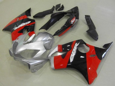 Best 2004-2007 Honda CBR600 F4i Motorcycle Fairings - Silver Red Glossy Black UK