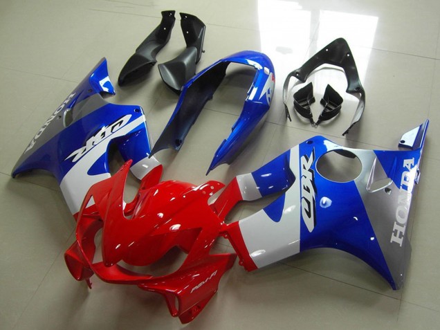 2004-2007 Honda CBR600 F4i Motorcycle Fairings - Blue White Red Grey UK