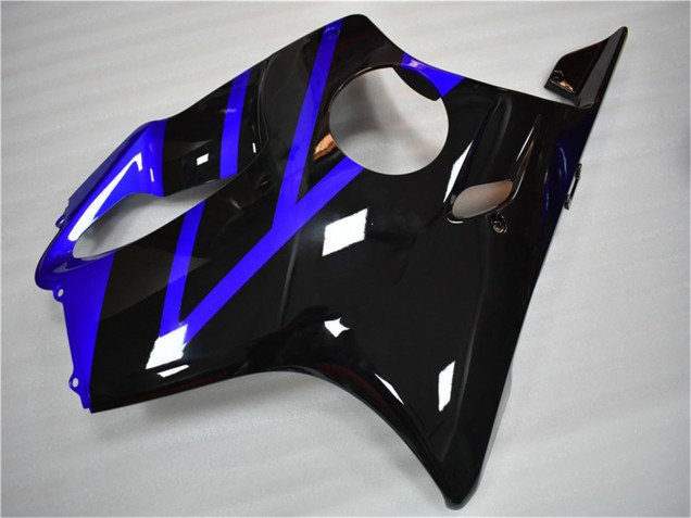 2004-2007 Honda CBR600 F4i Motorcycle Fairing Kits - Blue Glossy Black UK