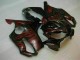 2004-2007 Honda CBR600 F4i Motorcycle Fairings - Glossy Black Red Flame UK