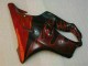 2004-2007 Honda CBR600 F4i Motorcycle Fairings - Glossy Black Red Flame UK