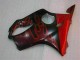 2004-2007 Honda CBR600 F4i Motorcycle Fairings - Glossy Black Red Flame UK