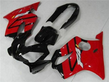 Best 2004-2007 Honda CBR600 F4i Bike Fairings - Red Glossy Black UK