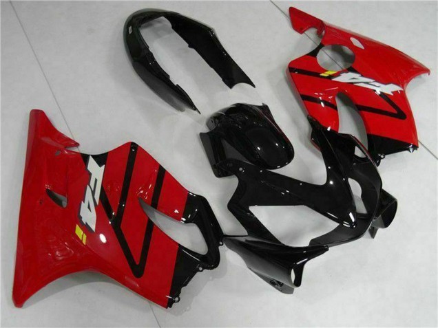 2004-2007 Honda CBR600 F4i Bike Fairings - Red Glossy Black UK