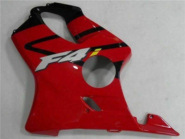 2004-2007 Honda CBR600 F4i Bike Fairings - Red Glossy Black UK