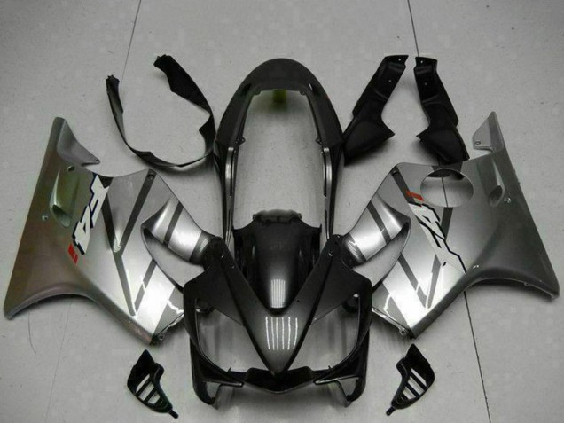 2004-2007 Honda CBR600 F4i Motorcycle Fairings - Silver Matte Black UK