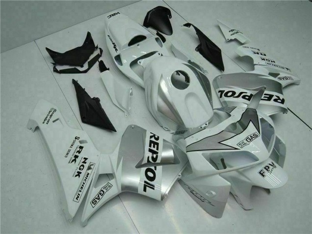 2005-2006 Honda CBR600RR Motorcycle Fairing - White UK