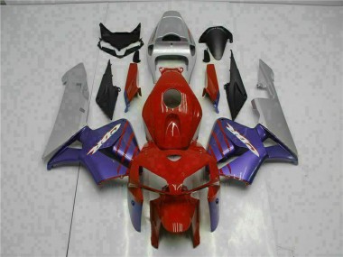 Best 2005-2006 Honda CBR600RR Motorcycle Fairings - Red Purple Grey UK