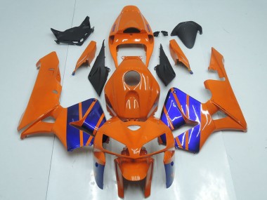 Best 2005-2006 Honda CBR600RR Motorcycle Fairings - Orange Blue UK
