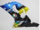 2005-2006 Kawasaki ZX6R Motorcycle Fairings - Blue Yellow Black Shark UK
