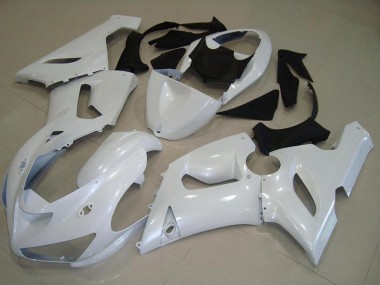 Best 2005-2006 Kawasaki ZX6R Motorcycle Fairings - Pearl White UK