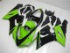 2005-2006 Kawasaki ZX6R Motorcycle Fairing - Green Glossy Black UK