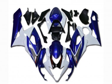 Best 2005-2006 Suzuki GSXR 1000 Motorcycle Fairing - White Blue UK