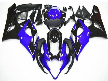 Best 2005-2006 Suzuki GSXR 1000 Motorcycle Fairing Kits - Blue Black UK