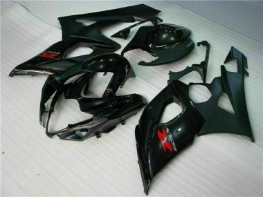Best 2005-2006 Suzuki GSXR 1000 Motorcycle Fairing - Glossy Black Matte Black Red UK
