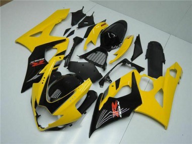 Best 2005-2006 Suzuki GSXR 1000 Motorcycle Fairings - Yellow Glossy Black Red UK