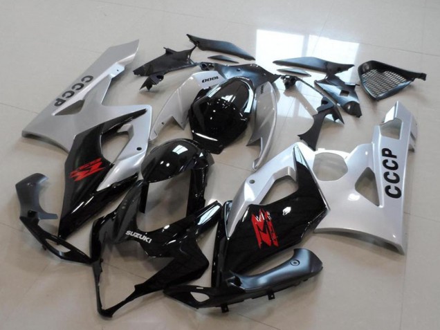 2005-2006 Suzuki GSXR 1000 Motorcycle Fairing Kits - Silver Black Red UK
