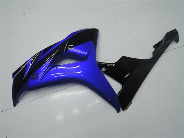 2006-2007 Honda CBR1000RR Motorcycle Fairing Kits - Blue Glossy Black UK