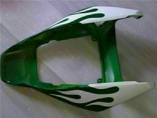 2006-2007 Honda CBR1000RR Motorcycle Fairings - White Green Flame UK