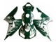 2006-2007 Honda CBR1000RR Motorcycle Fairings - White Green Flame UK