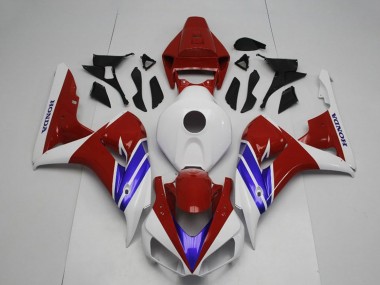 Best 2006-2007 Honda CBR1000RR Motorcycle Fairing - White Red Blue UK