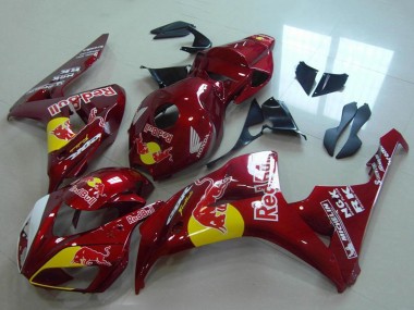 Best 2006-2007 Honda CBR1000RR Motorcycle Fairings - Red Yellow White Red Bull UK
