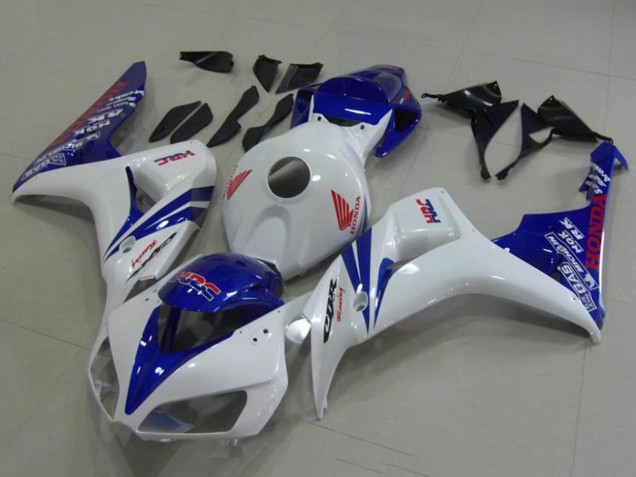 2006-2007 Honda CBR1000RR Motorcycle Fairings - White Blue Red HRC UK
