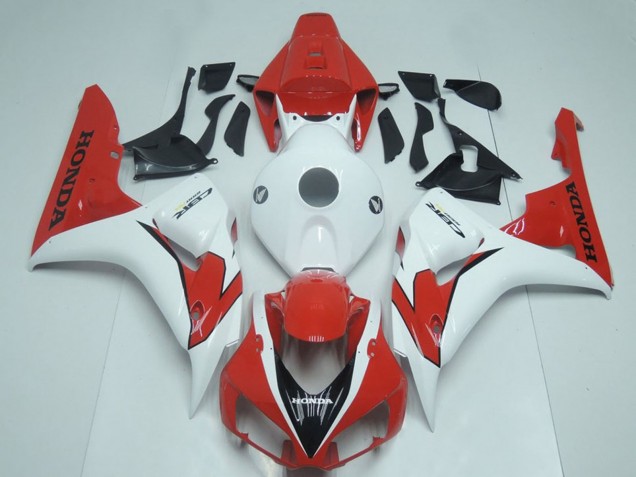 2006-2007 Honda CBR1000RR Motorcycle Fairing - White Red UK
