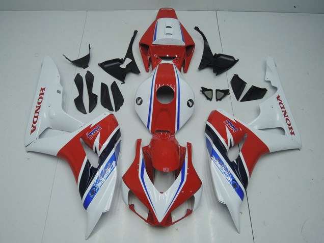 2006-2007 Honda CBR1000RR Motorcycle Fairings - White Red Blue Black HRC UK