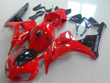 Best 2006-2007 Honda CBR1000RR Bike Fairings - Red Glossy Black UK