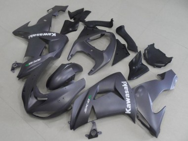 Best 2006-2007 Kawasaki ZX10R Motorcycle Fairings - Matte Grey White Decal UK