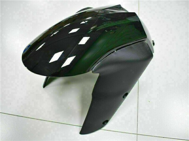 2006-2007 Kawasaki ZX10R Motorcycle Fairing Kits - Glossy Black Red Flame UK