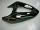 2006-2007 Kawasaki ZX10R Motorcycle Fairing Kits - Glossy Black Red Flame UK