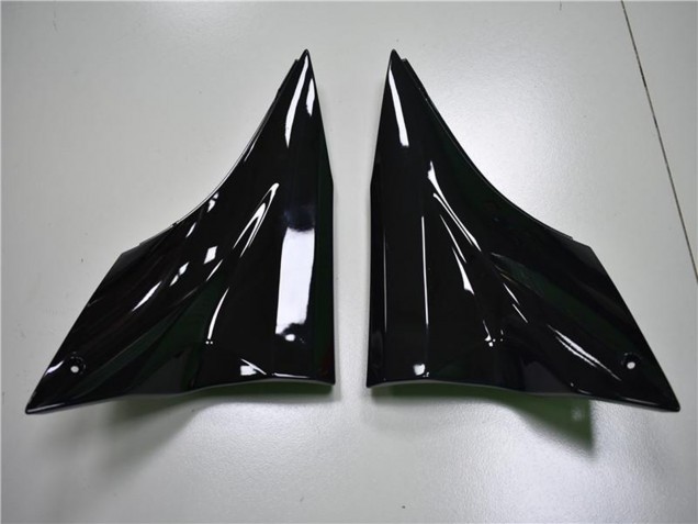 2006-2007 Kawasaki ZX10R Motorcycle Fairings - Glossy Black Green Flame UK