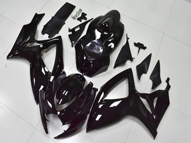 2006-2007 Suzuki GSXR 600/750 Bike Fairings - Glossy Black UK