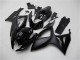 2006-2007 Suzuki GSXR 600/750 Motorcycle Fairings - Matte Black Glossy Black UK
