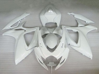 Best 2006-2007 Suzuki GSXR 600/750 Motorcycle Fairings - Pearl White UK