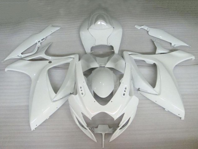 2006-2007 Suzuki GSXR 600/750 Motorcycle Fairings - Pearl White UK