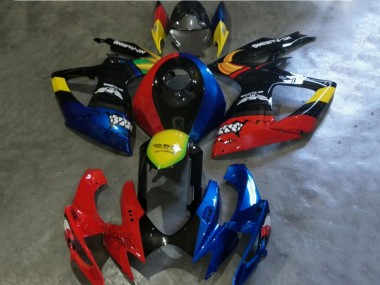 Best 2006-2007 Suzuki GSXR 600/750 Motorcycle Fairings - Red Blue Yellow UK