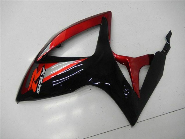 2006-2007 Suzuki GSXR 600/750 Motorcycle Fairing - Red Glossy Black UK