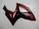 2006-2007 Suzuki GSXR 600/750 Motorcycle Fairing - Red Glossy Black UK