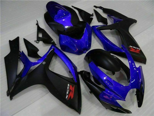 2006-2007 Suzuki GSXR 600/750 Motorcycle Fairings - Blue Matte Black Red UK