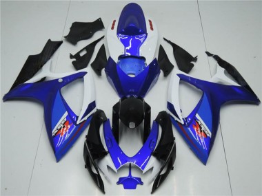 Best 2006-2007 Suzuki GSXR 600/750 Motorcycle Fairing - White Blue Black Red UK