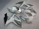 2006-2007 Suzuki GSXR 600/750 Motorcycle Fairings - White Silver UK