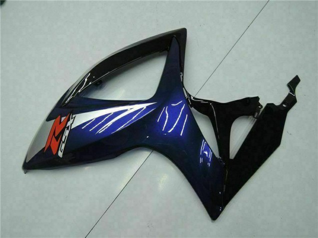 2006-2007 Suzuki GSXR 600/750 Motorcycle Fairings - Glossy Black Blue UK